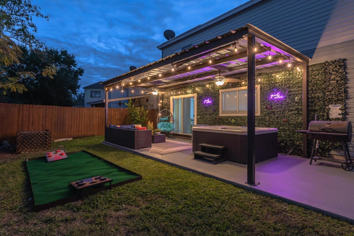 Сasa de vacaciones Gameroom, Bbq & Hot-tub By Lackland & Seaworld *